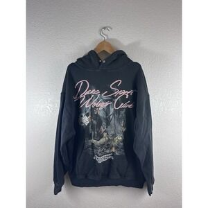 Darc Sport Wolves Club Hoodie Men's XL Black Graphic Oversized Pullover